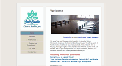 Desktop Screenshot of justbreatheyogabodyworks.com